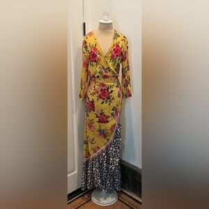 Farm Rio Floral Wrap Dress